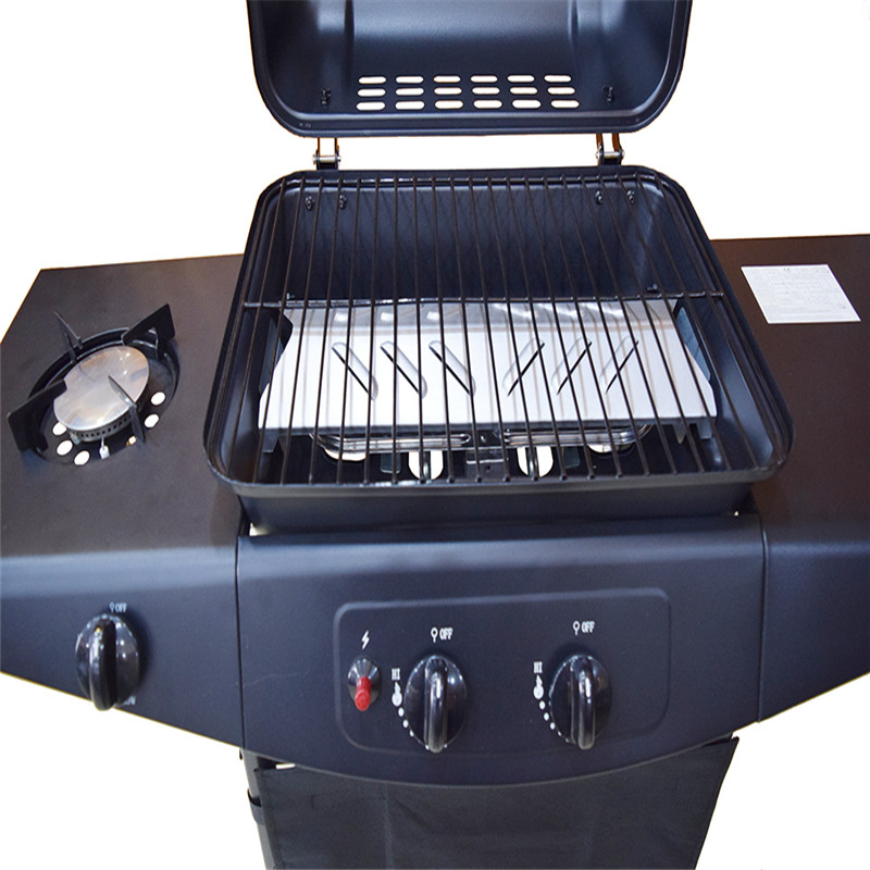 CE aprobare cărucior simplu în aer liber LGP gaz BBQ grill